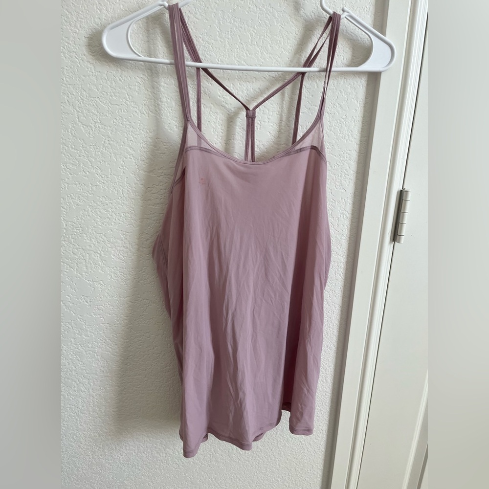 Lululemon Purple Cross Back Purple Tank